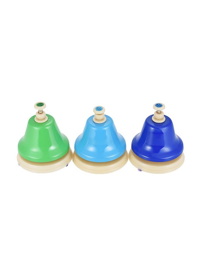 NIBEMINENT 8-Piece Colorful Hand Bell Set - Image 3