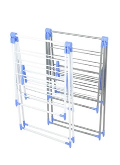 Generic Stainless Steel Drying Rack Standing Clothes Hanger Dry Cloth Stand Garment Racks  - Image 4