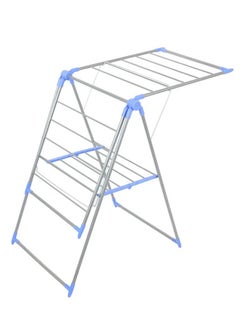 Generic Stainless Steel Drying Rack Standing Clothes Hanger Dry Cloth Stand Garment Racks  - Image 2