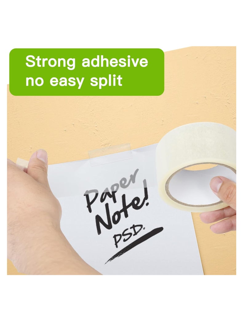 ECVV® 6 Roll Clear Packing Tape, 2 inches x 50 yards Strong Heavy Duty Packaging Tape for Sealing Parcel Boxes, Moving Boxes Houses, Large Postal Bags, Office Supplies - Image 3