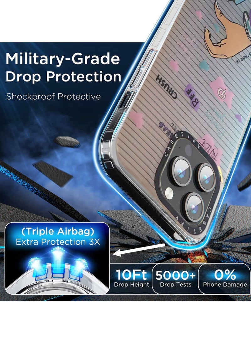 Casetify Aesthetic Twice Fashion Back Cover Case for Apple iPhone 14 Pro Max – Gradient Color - Image 3