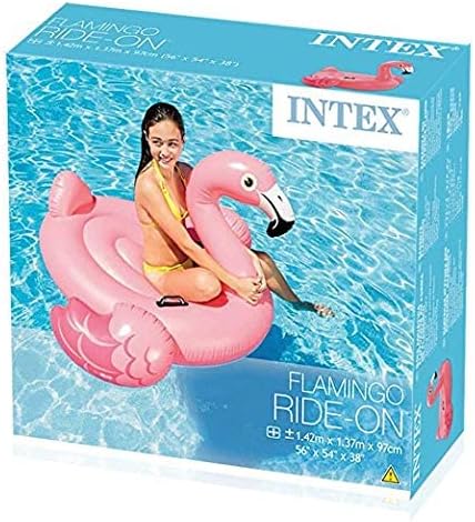 Intex 58836EU Inflatable Pink Flamingo Pool Float, 70 x 94 cm 70x53inch - Image 3