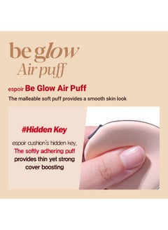 Espoir Espoir Be Glow New Class Air Puff 7ea | Flawless Face Makeup Fast and Easily | Makeup Sponge Applicator Air Cushion Powder Puff for Liquid Foundation, Cream, Powder, Concealer | Korean Base Makeup  - Image 3