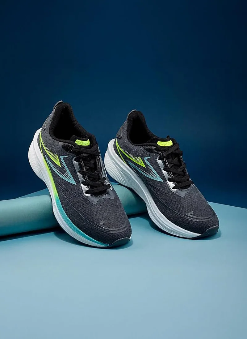 Campus Dark Grey Men Greg Pro Bubble Yoga Max Lace-Up Running Shoes-Dark Grey for Men | Best Price UAE