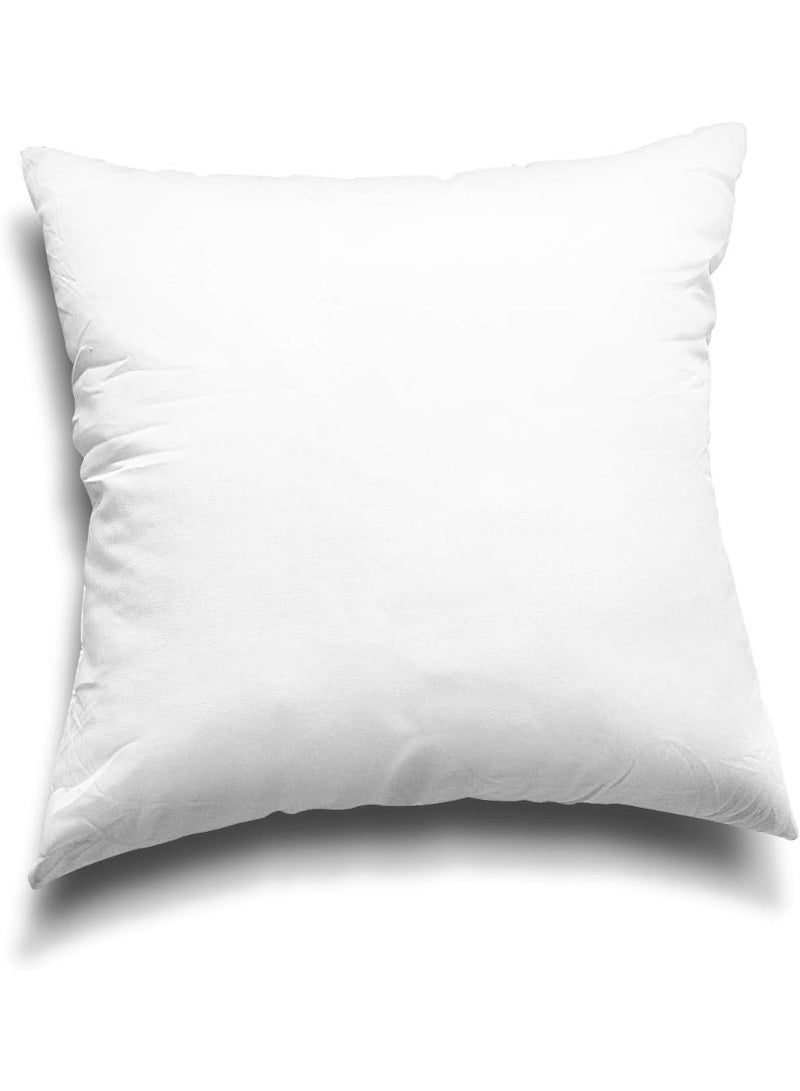 Cushion Filler Pack of 4 - 65 x 65 cm, Decorative Pillow Inserts, Bedding Cushion Inner Pads Pillow Inserts Cotton Blend Cover Hollowfibre Square Cushion Stuffer, White - Image 5