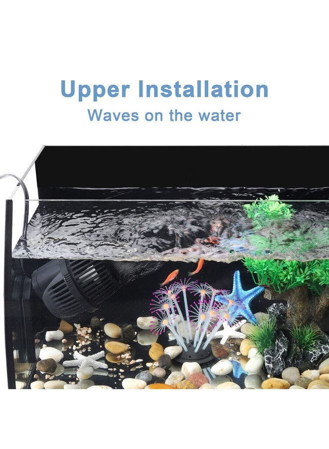 hygger 1050 GPH Aquarium Wave Maker Pump with Strong Magnetic Suction Base, Ultra-quiet 360 Degree Rotating Submersible Power Head, for 20-60 Gal Freshwater Saltwater Tank - Image 4