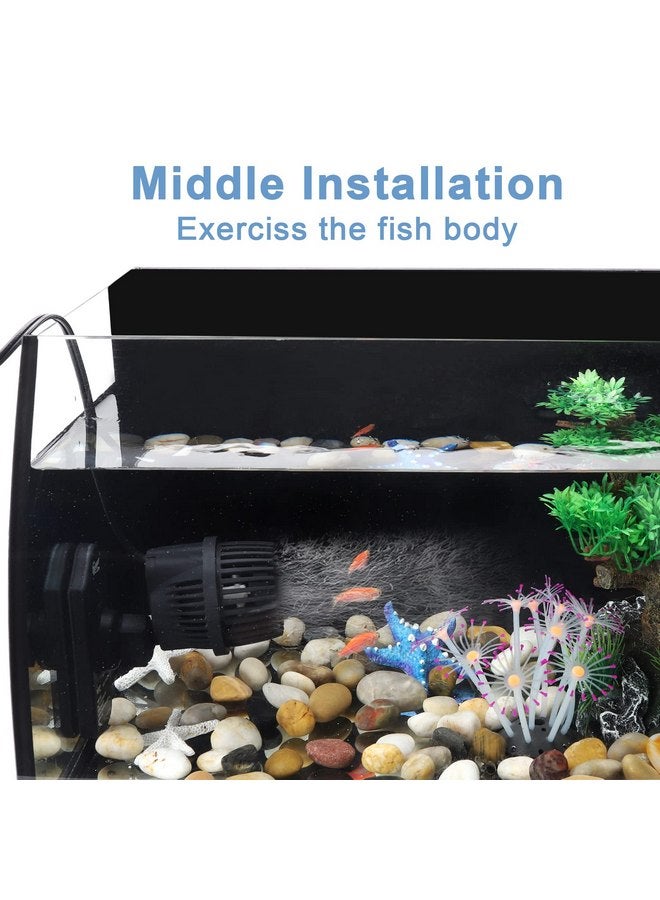 hygger 1050 GPH Aquarium Wave Maker Pump with Strong Magnetic Suction Base, Ultra-quiet 360 Degree Rotating Submersible Power Head, for 20-60 Gal Freshwater Saltwater Tank - Image 5