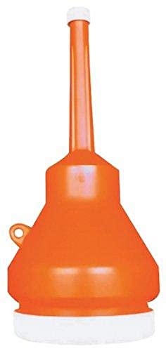 WirthCo  B692B 32105 Funnel King Orange Capped Funnel  1 Pint Capacity