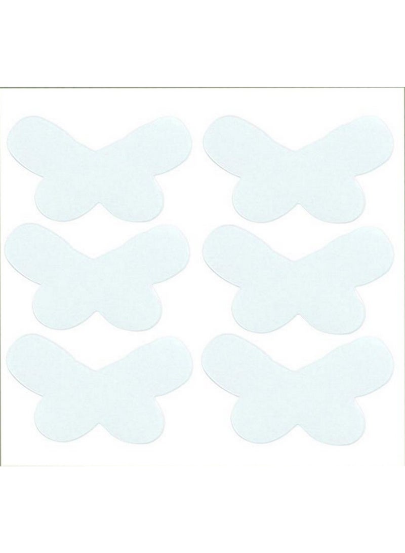 مجموعة من 60 قطعة من ملصقات تشكيل الأذن على شكل فراشة - دعامة أذن شفافة من السيليكون لتحديد شكل الوجه، وسائد أذن لاصقة غير مرئية لتخفيف الألم وتثبيت الأذنين للخلف، للاستخدام اليومي، والمناسبات الاجتماعية، وجلسات التصوير الفوتوغرافي - Image 2