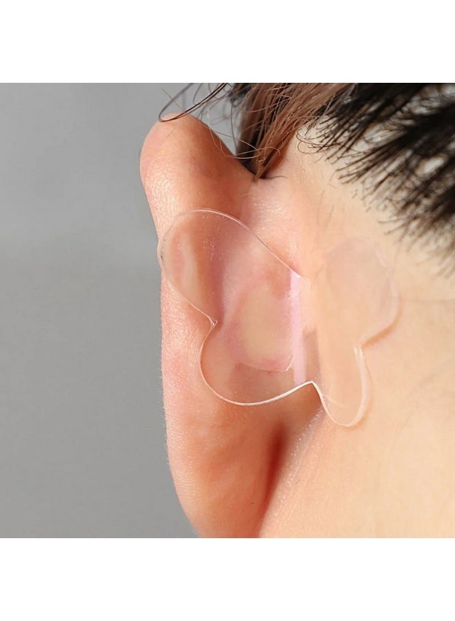 مجموعة من 60 قطعة من ملصقات تشكيل الأذن على شكل فراشة - دعامة أذن شفافة من السيليكون لتحديد شكل الوجه، وسائد أذن لاصقة غير مرئية لتخفيف الألم وتثبيت الأذنين للخلف، للاستخدام اليومي، والمناسبات الاجتماعية، وجلسات التصوير الفوتوغرافي - Image 4