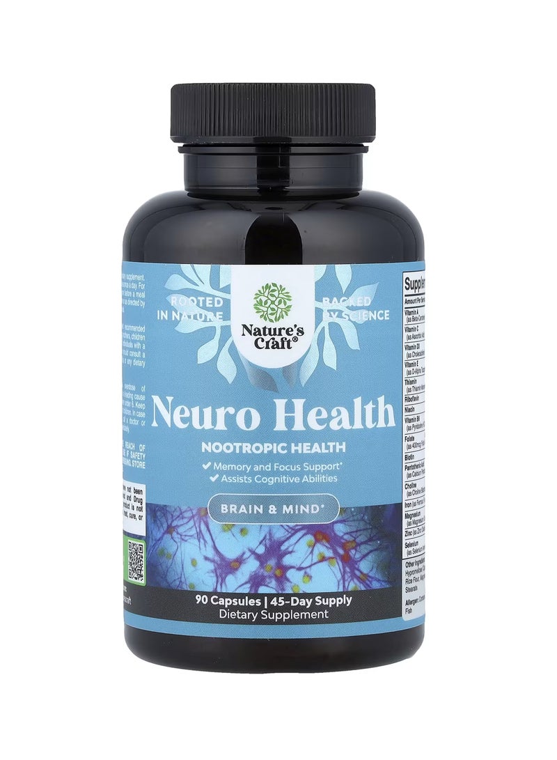 Nature's Craft Neuro Health, 90 Capsules