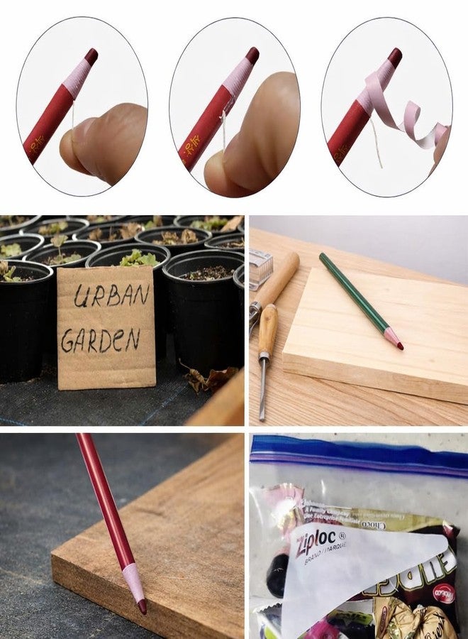 HOMSSEM New China Markers Grease Pencils - 12-Pack Multi-Surface Wax Markers for Glass, Metal, Plastic - Non-Sharpening Peel Off China Marker (Mix 12p) - Image 5