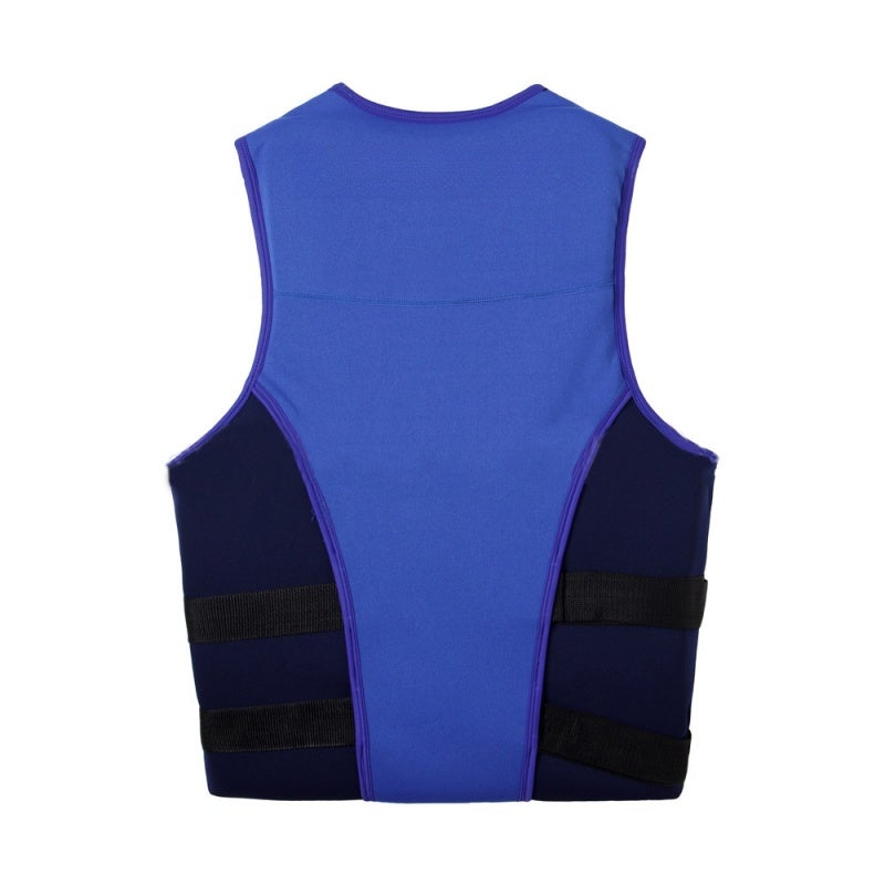 Neoprene Life Jacket M Size Soft Neoprene Outer Foam Filler - Side Zip Closure 2 Adjustable Belts Full Mobility Water Sports Vest for Swimming Surfing Sailing Snorkeling - Image 5