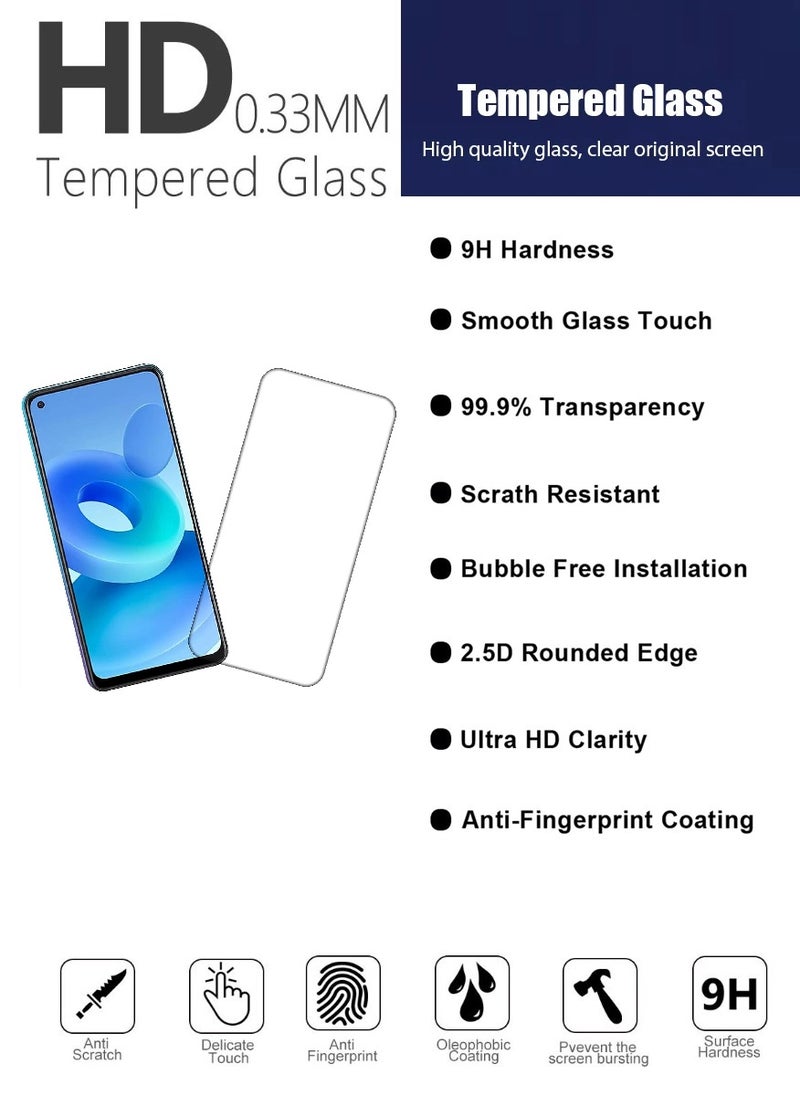 Super - Tempered Glass Screen Protector Clear Designed For Oppo A95 5G Full Screen Coverage And Bubble Free - Image 1
