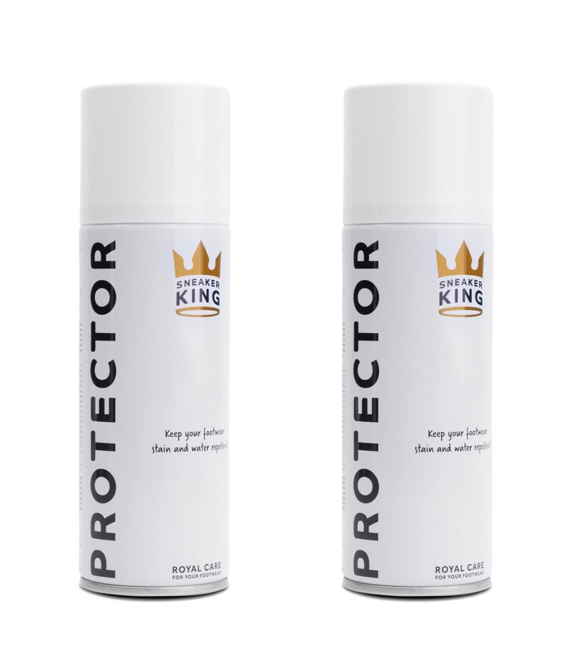 Sneaker King Royal Care Sneaker Protector Stain & Water Repellent Spray 200ml (2 pcs, White) - Image 1
