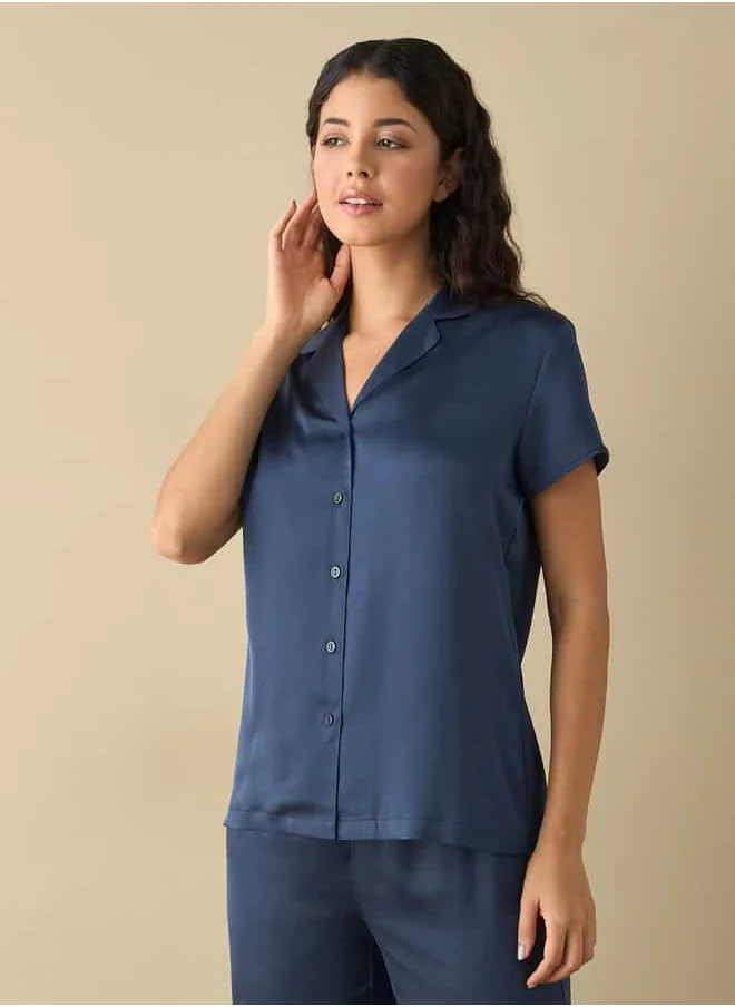 FAV Camp Collar Shirt and Pyjama Set