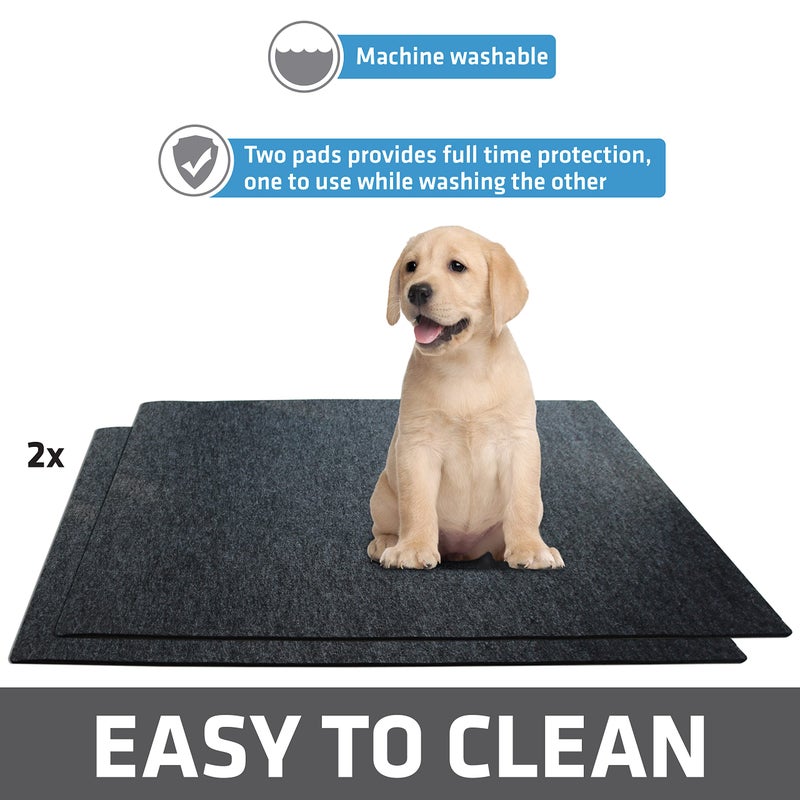 Drymate 2-Pack Washable Pee Pads for Dogs (29x36), Waterproof, Absorbent, Slip-Resistant, Reusable Pet Training Potty Puppy Mats, Housebreaking, Incontinence Bed Pads, Crate, Kennel (USA Made) - Image 4
