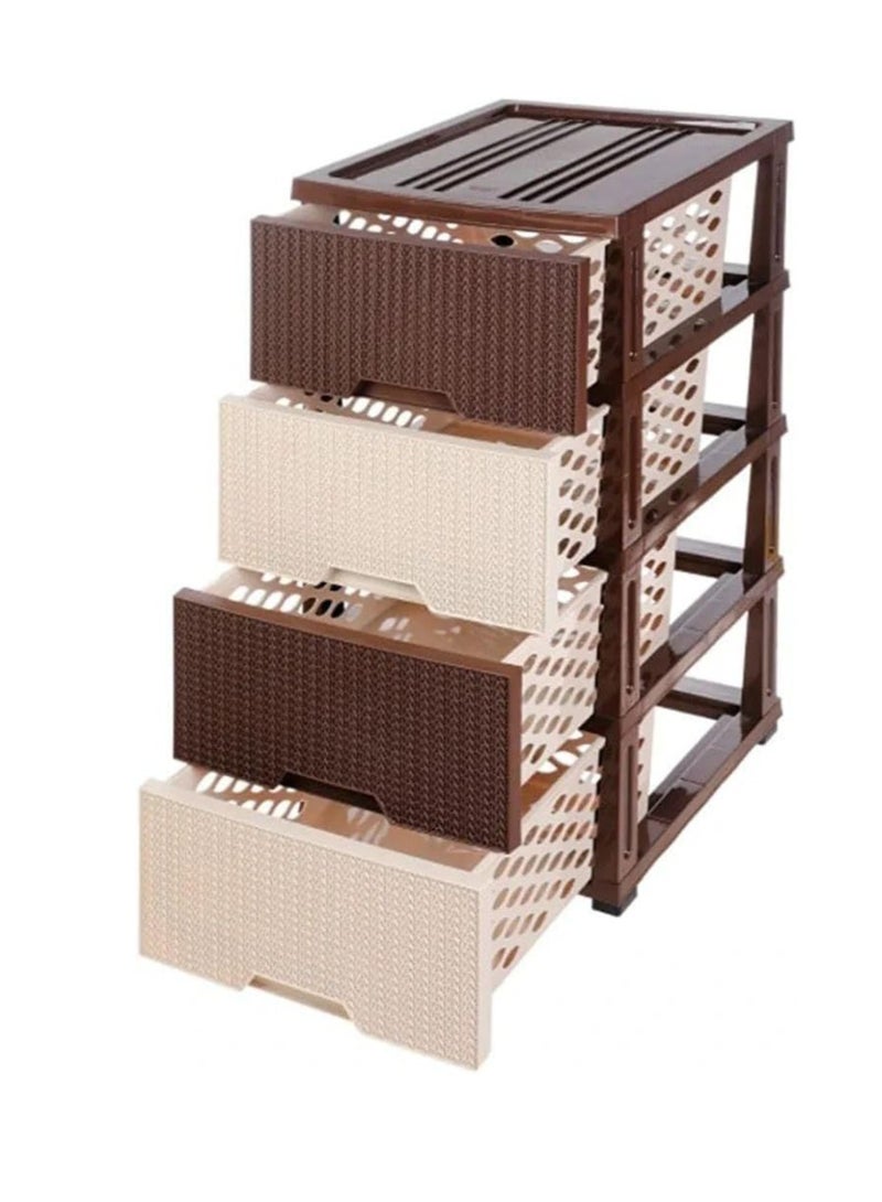 شانون فيلو – رفوف تنظيم متعددة الاستخدامات للتخزين الداخلي والخارجي RH (بني) - Image 1