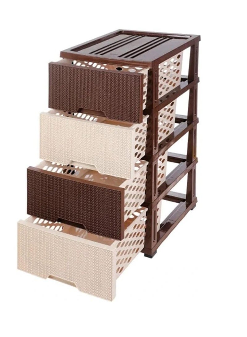 شانون فيلو – رفوف تنظيم متعددة الاستخدامات للتخزين الداخلي والخارجي RH (بني) - Image 2