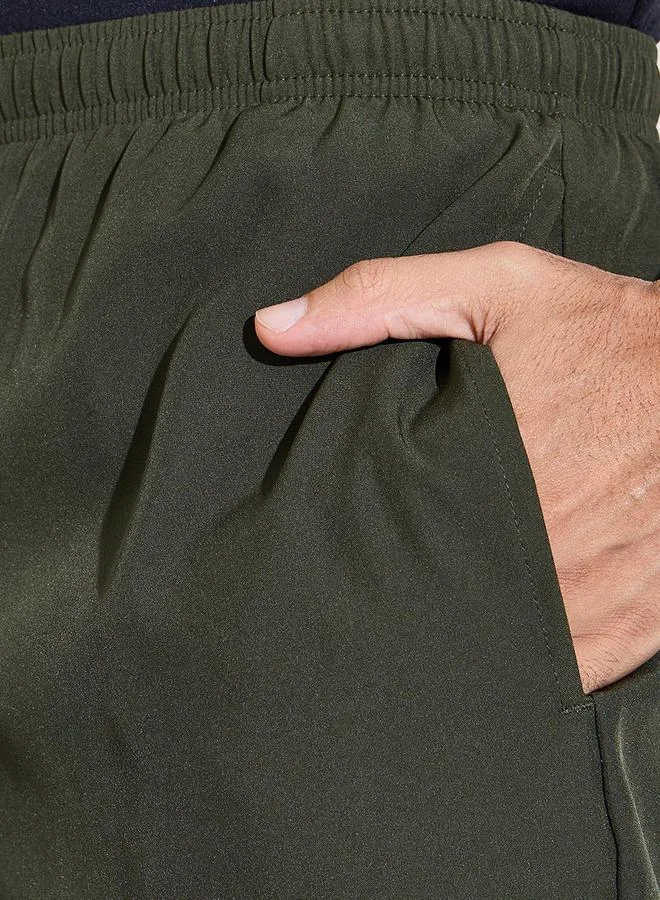 Styli Active  Men Olive 2in1 Running Shorts for Men | Best Price UAE
