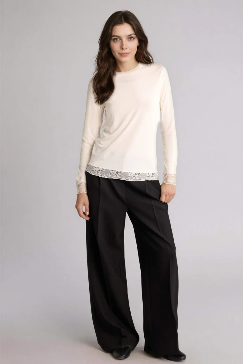 DeFacto Slim Fit modal Long Sleeve Tunic