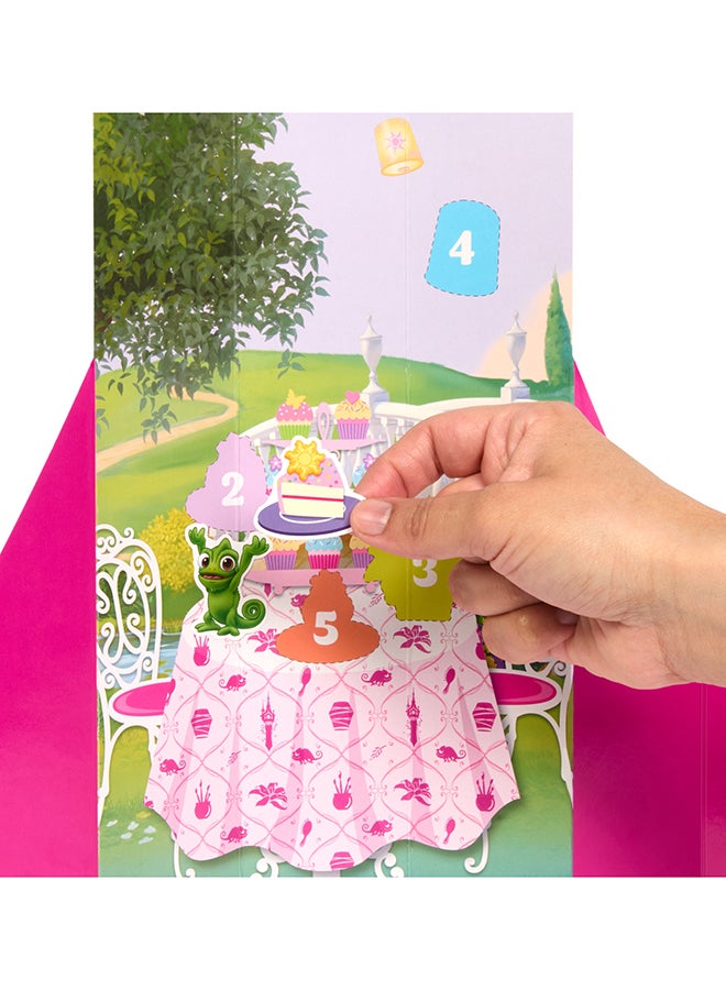 Disney Princess Princess Rapunzel Fashion Doll Set, Spin & Reveal with 11 Surprises Including 5 Accessories, 5 Stickers & Play Scene, Inspired by Movie - Image 5
