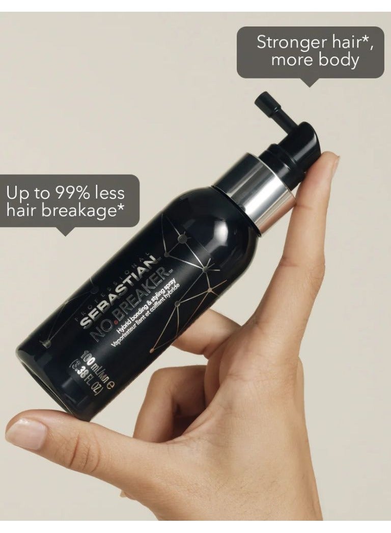 سيباستيان بروفيشنال سبراي سيباستيان نو بريكر الهجين لربط وتصفيف الشعر لشعر أقوى 100 مل - Image 3