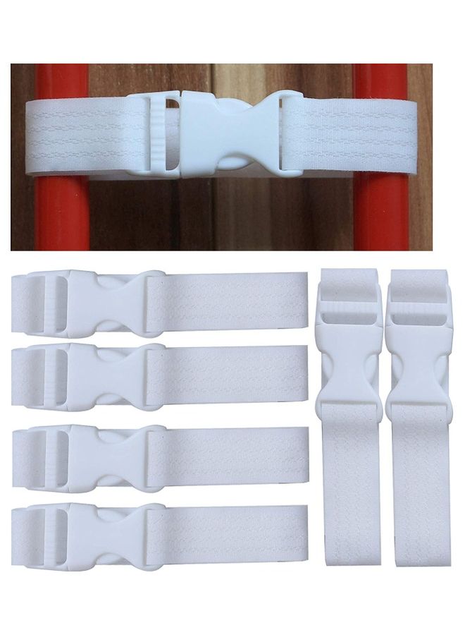 NIBEMINENT 6-Piece Childproof Refrigerator Handles Latch White  - Image 3