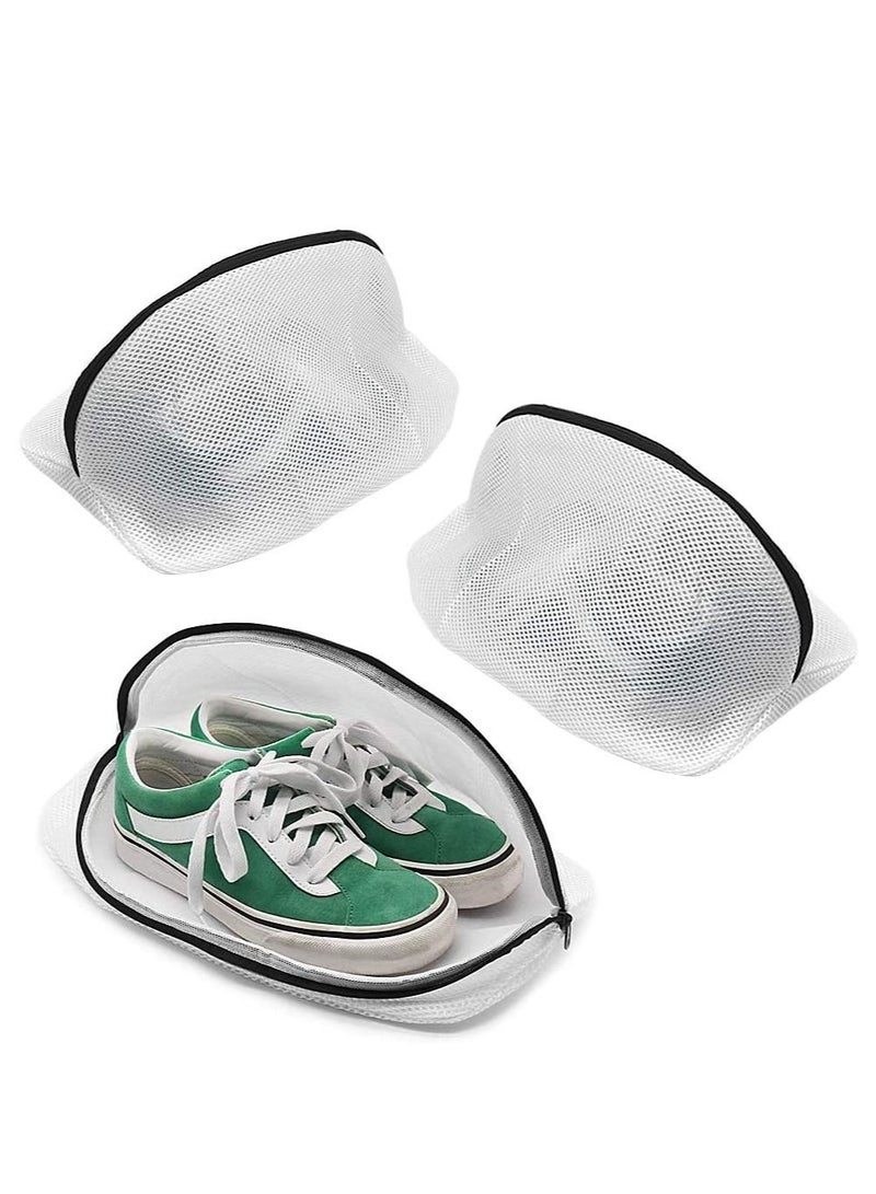 Shoe Wash Bags Set Of 3 REUsable Mesh Shoe Laundry Bags For Sneakers Trainers Running Shoes  - Image 1