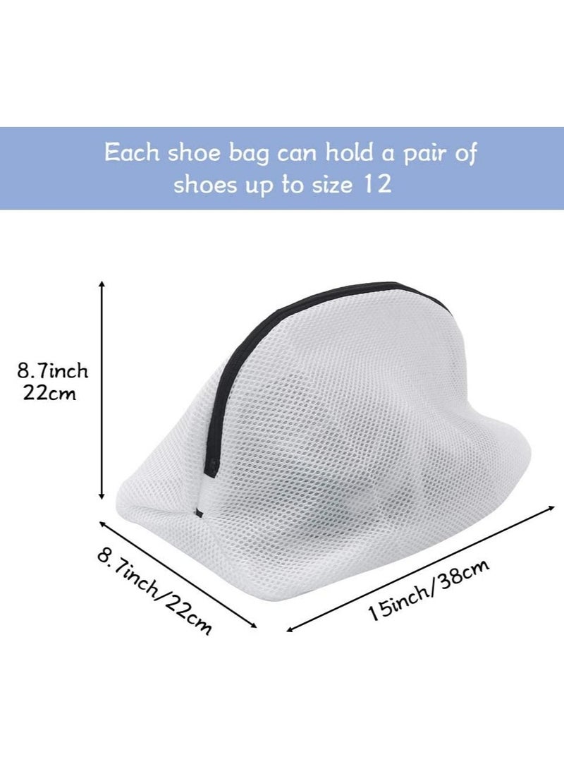 Shoe Wash Bags Set Of 3 REUsable Mesh Shoe Laundry Bags For Sneakers Trainers Running Shoes  - Image 2