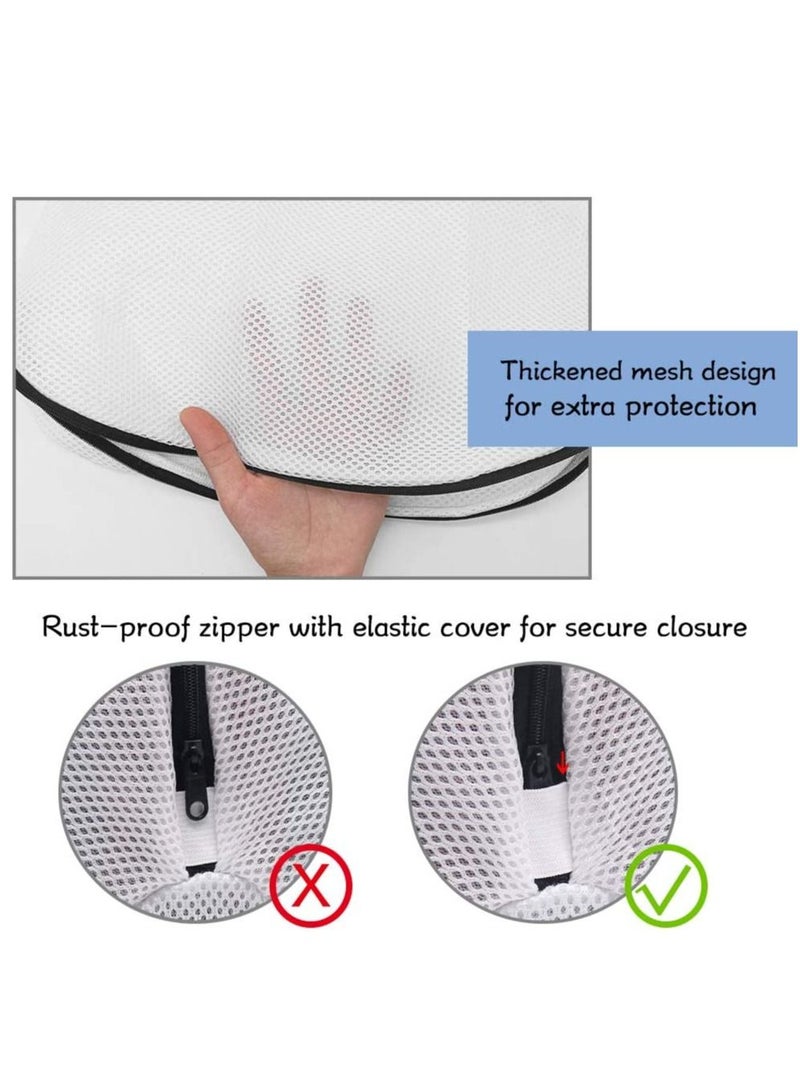 Shoe Wash Bags Set Of 3 REUsable Mesh Shoe Laundry Bags For Sneakers Trainers Running Shoes  - Image 3