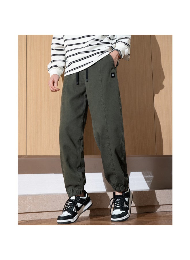 TonLion Men's Work Pants - Spring Best Seller, American Retro Casual Loose-fit Jogger Pants - Image 5