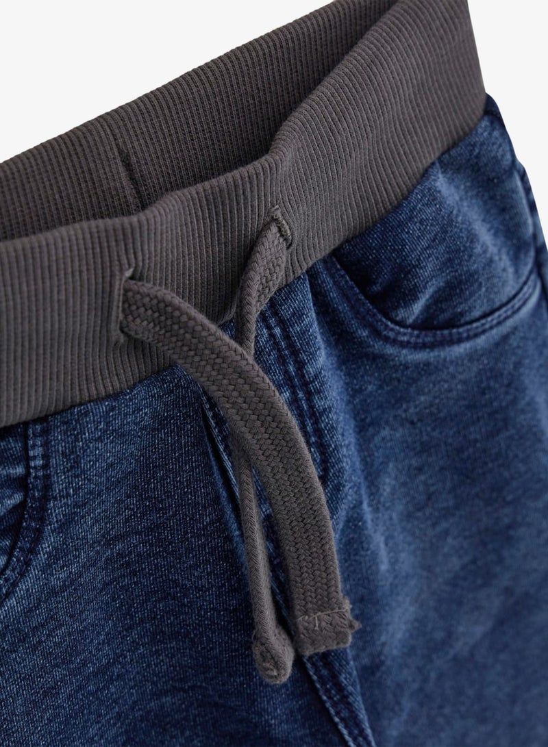 GUESS Kids Crew Neck T-Shirt and Denim Pant Sets - Image 4