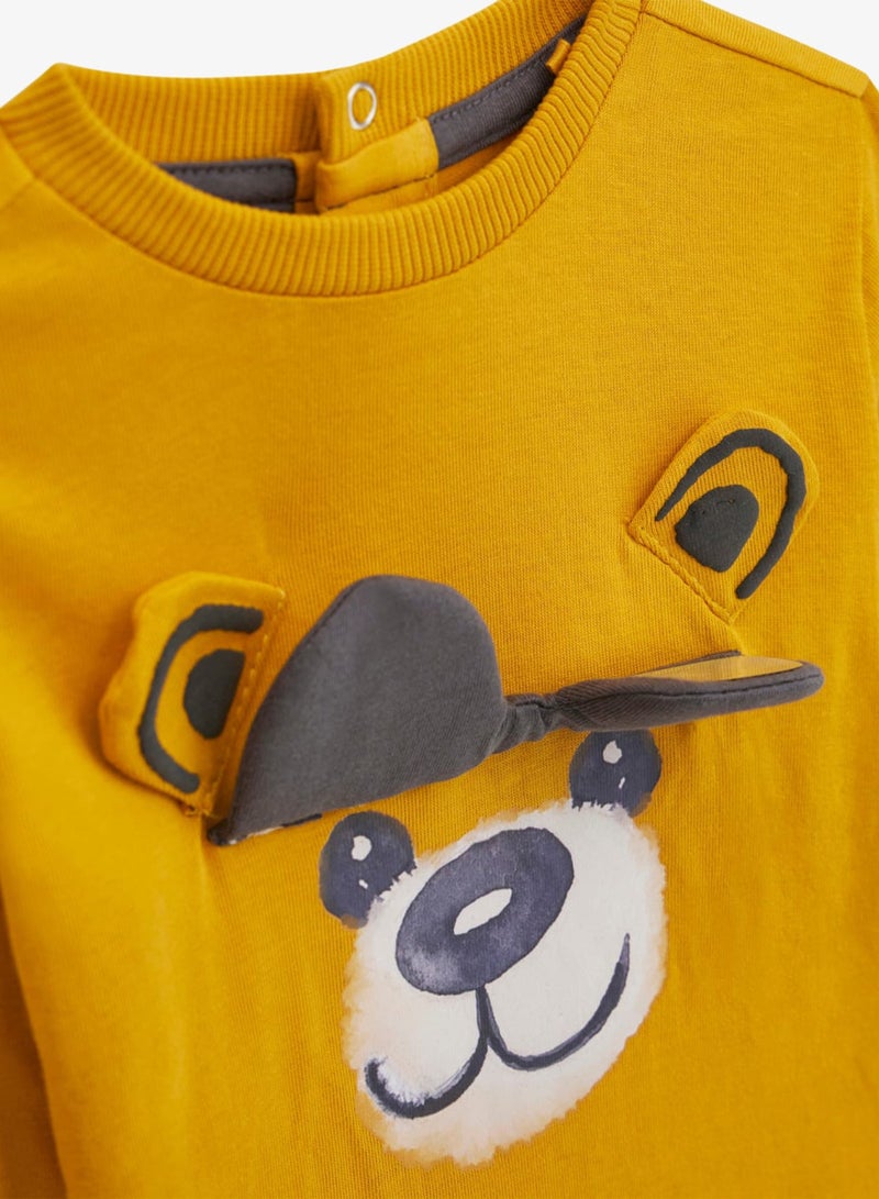 GUESS Kids Crew Neck T-Shirt and Denim Pant Sets - Image 3