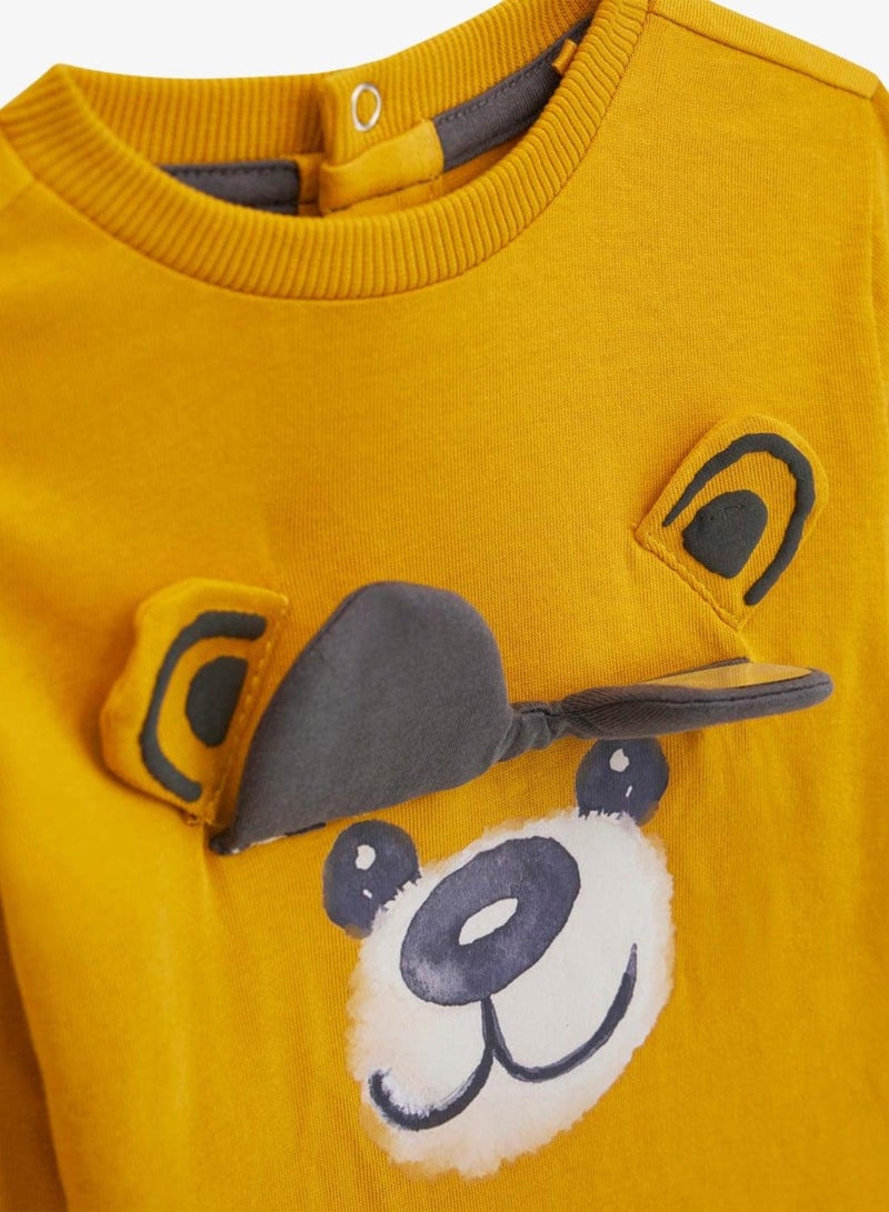 GUESS Kids Crew Neck T-Shirt and Denim Pant Sets - Image 4