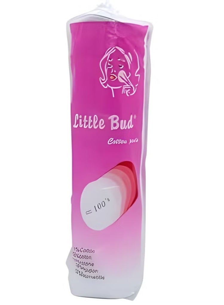 قطع قطن دائرية لإزالة المكياج  100 قطعة - Image 1