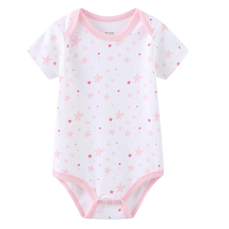 Ruliby Baby Girl Bodysuit and Pant Set Cotton Soft Newborn Clothes Outfits 0-3 month - Image 5