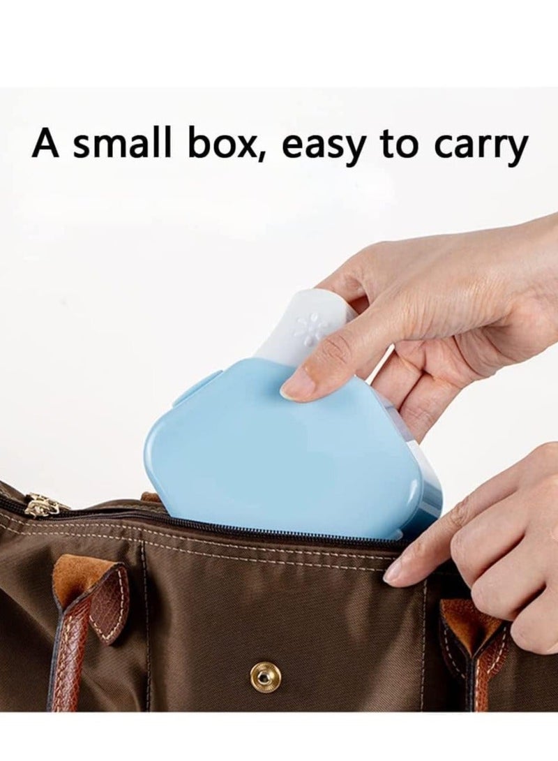 Generic Denture Box Dental Bath Dual Purpose Hygienic Denture Case for Storage and Immersion of Mouthguards, Ortho Retainers, and Dental Appliances  - Image 4