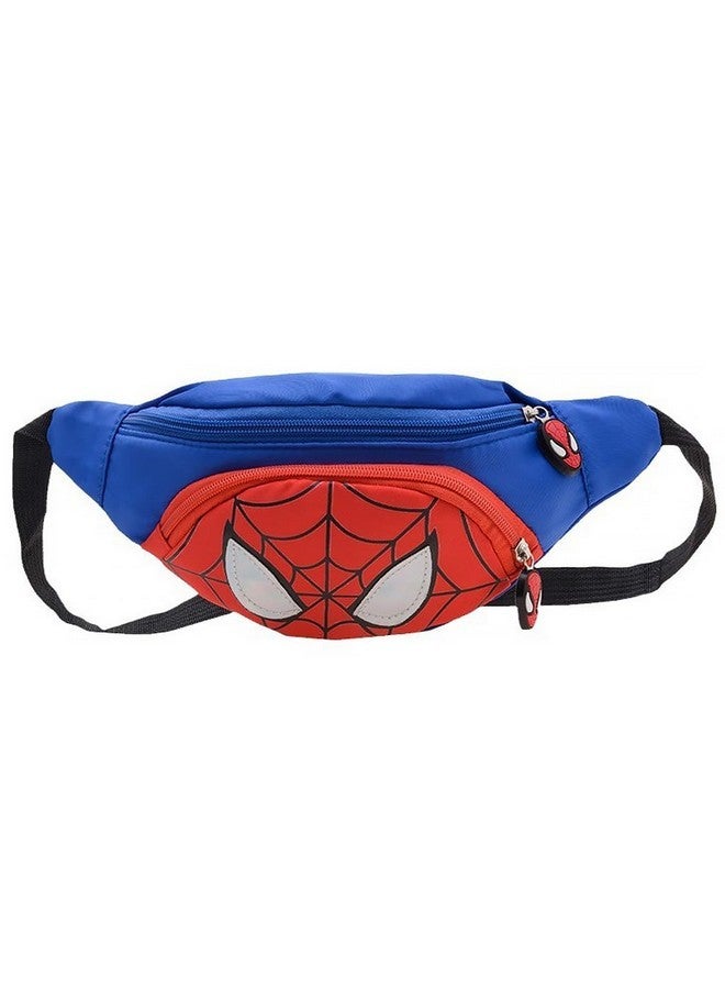 PALAY¬Æ Kids Chest Bag - Cartoon Spider Man Print Shoulder Fanny Pack Crossbody With Adjustable Quick Release Strap, Lightweight Travel Bag, Blue - Image 1