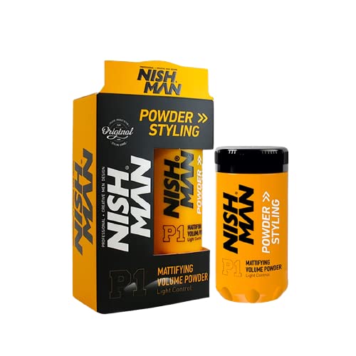 nishman Mattifying Hair Volumizing Powder Wax Matte Finish 24 Hrs Strong Hold For Men Hair Styling Powder Wax 10g Pack of 1 - Image 1