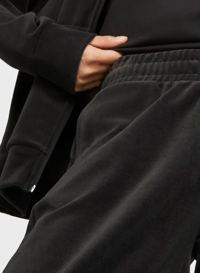PUMA Essential Elevated Velour Straight Pants