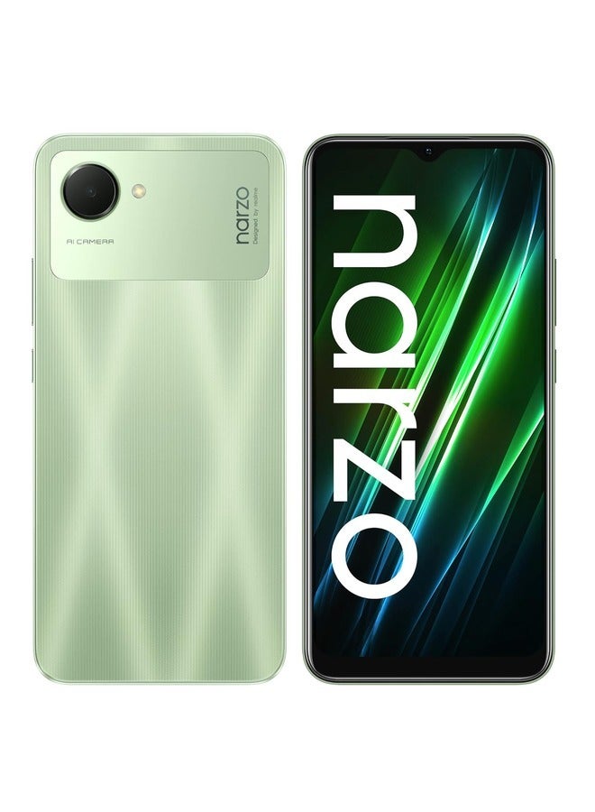 ريل مي هاتف Narzo 50i Prime ثنائي الشريحة بلون أخضر نعناعي وذاكرة وصول عشوائي (RAM) سعة 4 جيجابايت وذاكرة داخلية 64 جيجابايت ويدعم تقنية 4G LTE - Image 1