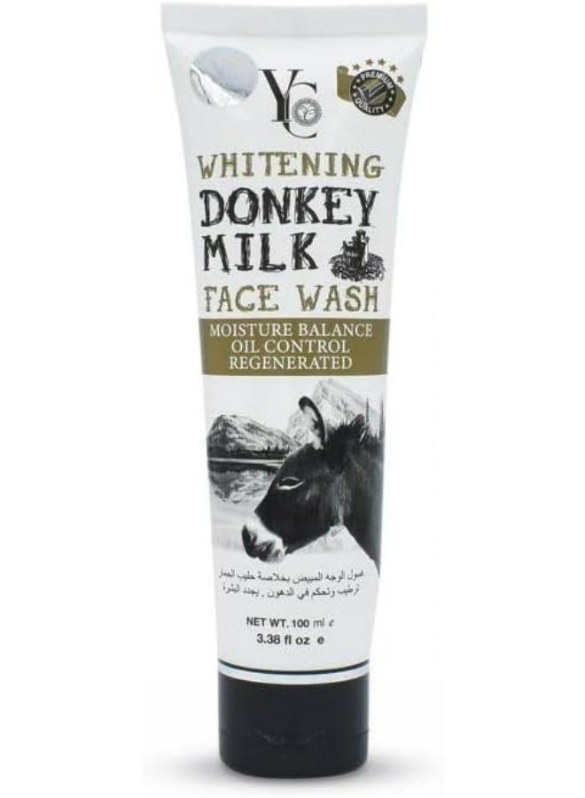 واي سي غسول تبييض الوجه بحليب الحمار 100 مل