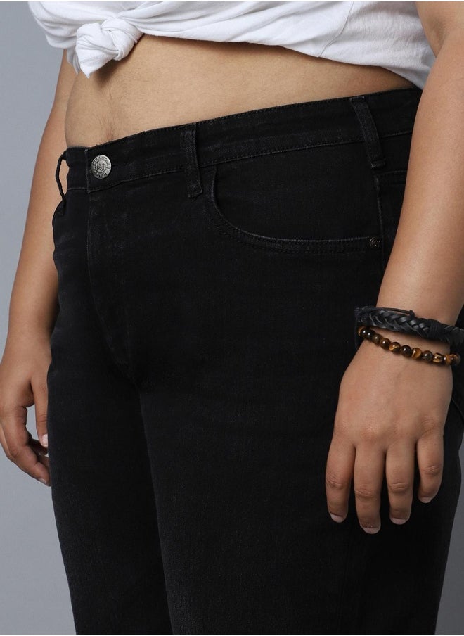 HIGH STAR Women Black Jeans  - Image 5