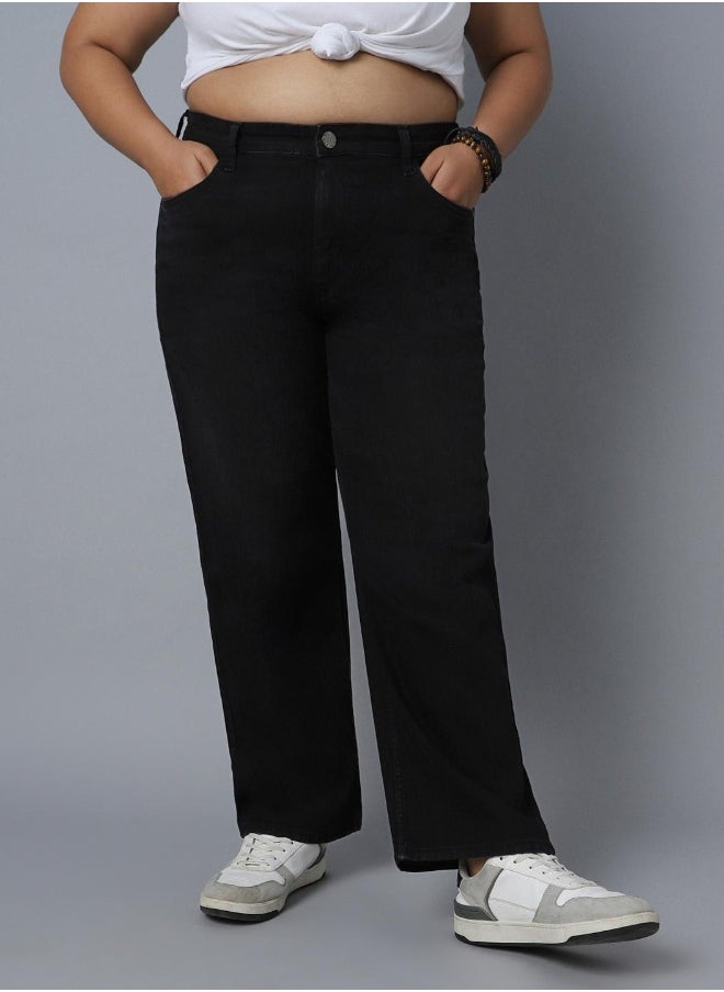 HIGH STAR Women Black Jeans  - Image 2
