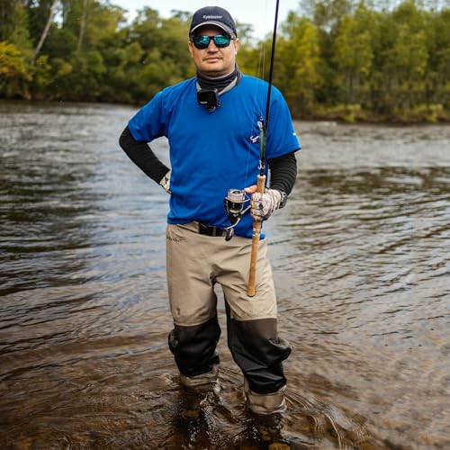 Kylebooker Breathable Stockingfoot Waist High Pant Waders KB003 Khaki (XL) - Image 5