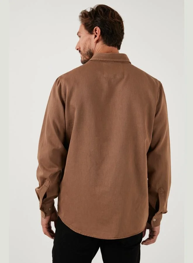 Buratti  Buratti Cotton Double Pocket Regular Fit Shirt Men's SHIRT CF25W128858 for Men | Best Price UAE