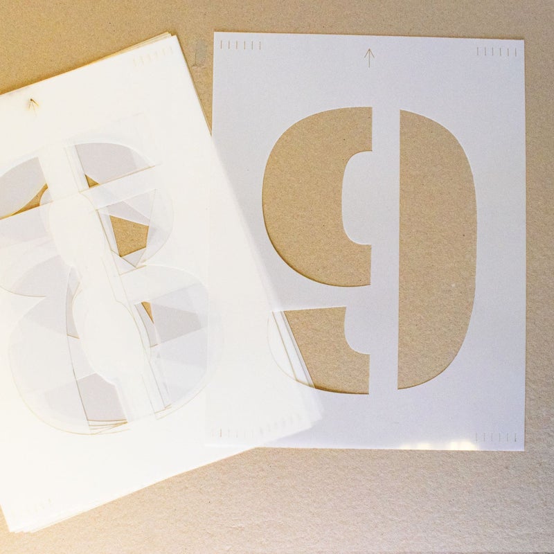 Scan - Number Stencil Kit 300mm - Image 2