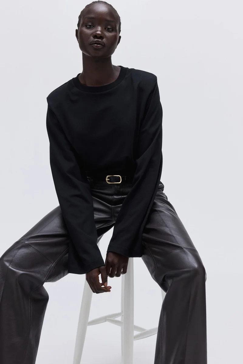 H&M Shoulder-pad top