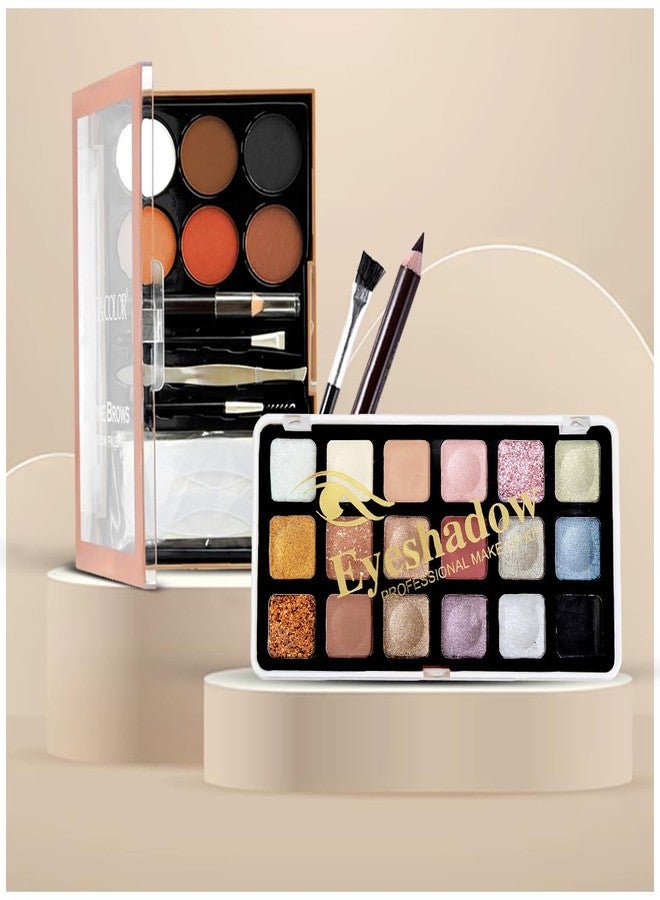 Adbeni Glamour Gaze Duo, Eyebrow Palette & Eye-shadow - Image 1